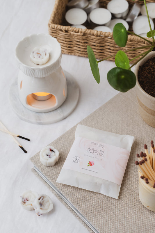 Rhubarb and Rose | Botanical Soy Wax Melts