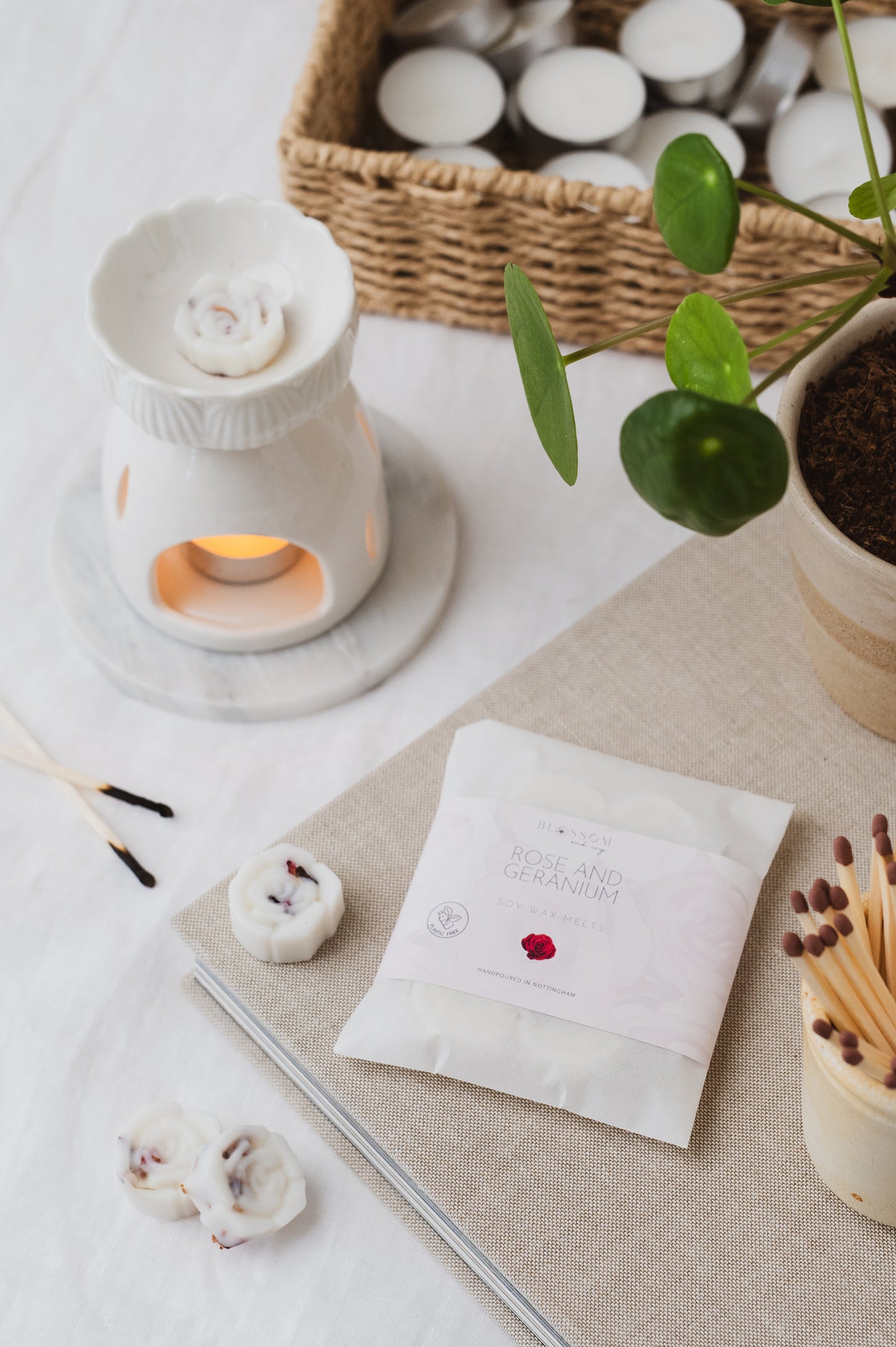 Rose and Geranium | Botanical Soy Wax Melts