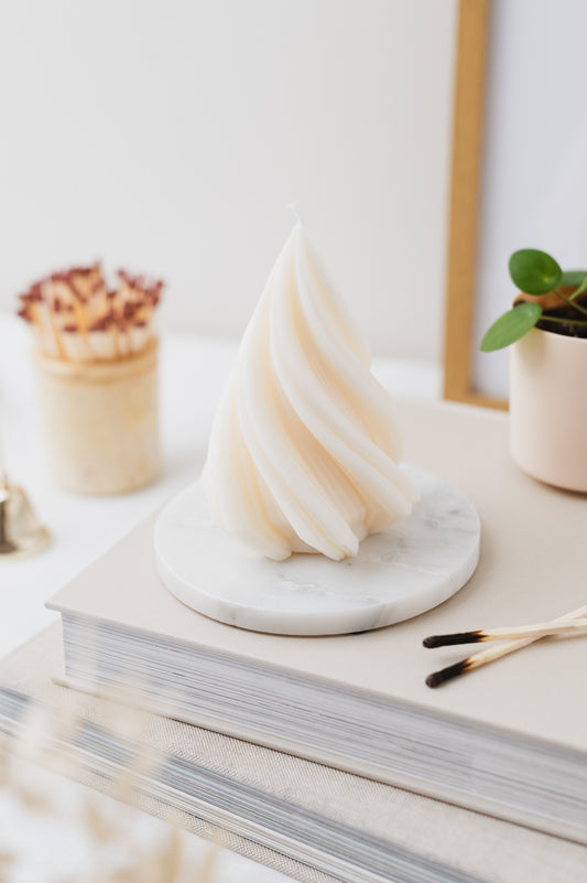 Tree | Coconut Soy Pillar Candle