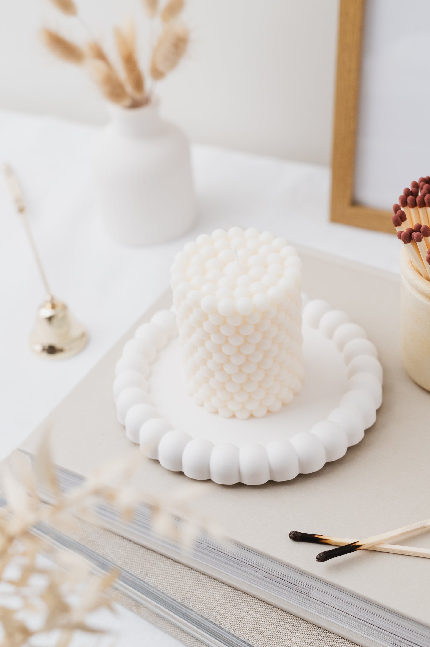 Round Bubble | Coconut Soy Pillar Candle